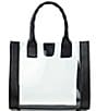 Color:Clear/Black - Image 2 - Clear Curry Tote Bag