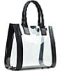 Color:Clear/Black - Image 4 - Clear Curry Tote Bag