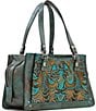 Color:Light Turquoise - Image 4 - Corana Turquoise Crossbody Satchel Bag