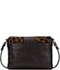 Patricia Nash Corfu Haircalf Leather Crossbody Bag, Color:Leopard/Chocolate - Image 2