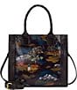 Patricia Nash Curry Chocolate Tote Bag, Color:Chocolate - Image 1