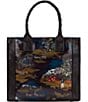 Patricia Nash Curry Chocolate Tote Bag, Color:Chocolate - Image 2