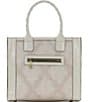 Color:Latte - Image 2 - Curry Leather Latte Tote Bag