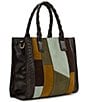 Patricia Nash Curry Suede Patchwork Satchel Bag - Image 4