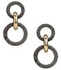 Patricia Nash Double Ring Drop Earrings - Image 1