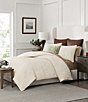 Color:Taupe - Image 1 - Embossed Rose Comforter Mini Set