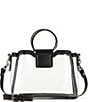 Patricia Nash Empoli Clear Satchel Crossbody Bag, Color:Clear/Black - Image 1