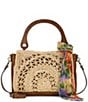 Patricia Nash Estelle Straw Satchel Bag - Image 1