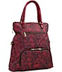Color:Etched Roses - Image 5 - Etched Roses Collection Roses Print Convertible Backpack