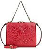 Patricia Nash Evangeline Floral Embossed Kisslock Framed Crossbody Bag,New Products : American Fashion Style Bags On Sale