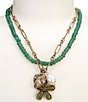 Patricia Nash Flower Charm Short Multi-Strand Necklace - Image 1