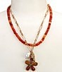Patricia Nash Flower Charm Short Multi-Strand Necklace - Image 3