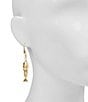 Patricia Nash Gold Fish Drop Earrings - Image 2