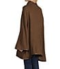 Patricia Nash Hand Laced Button Cape, Color:Mushroom - Image 4
