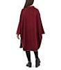 Patricia Nash Hand Laced Cape, Color:Oxblood - Image 2
