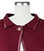 Patricia Nash Hand Laced Cape, Color:Oxblood - Image 5