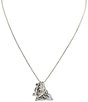 Patricia Nash Heart Key Triangle Charm Long Pendant Necklace - Image 1