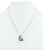 Patricia Nash Heart Key Triangle Charm Long Pendant Necklace - Image 3