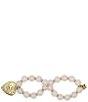 Patricia Nash Heart Stretch Bracelet, Color:Worn Gold - Image 3