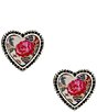 Patricia Nash Heart Stud Earrings - Image 1