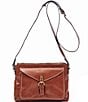 Color:Tan - Image 1 - Heritage Collection Avellino Crossbody Bag