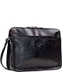 Color:Black - Image 4 - Heritage Collection Nazaire Top Zip Silver Toned Crossbody Bag
