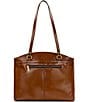 Patricia Nash Heritage Collection Poppy Satchel Bag, Color:Tan - Image 1