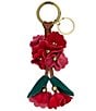 Patricia Nash Hydrangea Hang Off Key Ring - Image 1