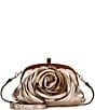Patricia Nash Joelle Wooden Frame Rose Clutch Crossbody Bag - Image 1
