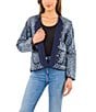 Patricia Nash Kantha Short Patchwork Front Pocket Jacket - Image 3