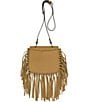 Patricia Nash Karisa Suede Fringe Crossbody Bag, Color:Wheat - Image 2