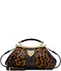 Patricia Nash Kelmscott Haircalf Leather Crossbody Bag, Color:Leopard/Chocolate - Image 1