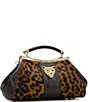 Patricia Nash Kelmscott Haircalf Leather Crossbody Bag, Color:Leopard/Chocolate - Image 3