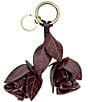 Patricia Nash Lace Rose Plum Bag Charm - Image 1