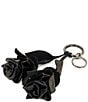 Patricia Nash Laced Rose Keychain, Color:Black - Image 2