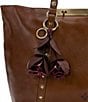 Patricia Nash Laced Rose Keychain, Color:Oxblood - Image 3