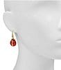 Patricia Nash Ladybug Wire Drop Earrings - Image 2