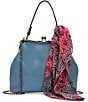Patricia Nash Laureana Kiss Lock Frame Crossbody Bag, Color:Blue Fog - Image 1