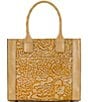 Color:Naturale - Image 2 - Leather Curry Tote Bag