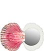 Color:Pink - Image 2 - Lilla Shell Mirror Key Ring