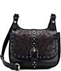 Patricia Nash Linny Saddle Crossbody Bag, Color:Black - Image 1