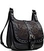 Patricia Nash Linny Saddle Crossbody Bag, Color:Black - Image 4