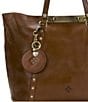 Patricia Nash Liscia Leather Mirror FOB Keychain Charm, Color:Tan - Image 4