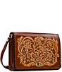 Patricia Nash Mabilia Flap Crossbody Bag, Color:Tan - Image 4