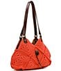 Color:Apricot - Image 4 - Marti Crochet Shoulder Bag