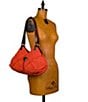 Color:Apricot - Image 5 - Marti Crochet Shoulder Bag