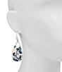 Color:Silver Ox - Image 2 - Mella Blue Drop Earrings