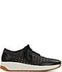 Patricia Nash Milla Leather Woven Detail Platform Wedge Sneakers - Image 2