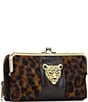 Patricia Nash Missoula Frame Leopard Print Wallet Crossbody Bag, Color:Leopard/Chocolate - Image 5