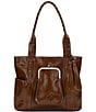 Patricia Nash Molise Frame Pocket Tote Bag, Color:Cognac - Image 1